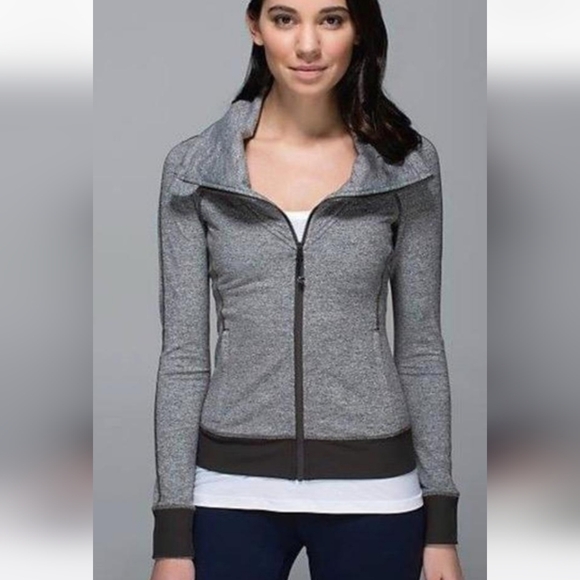 Lululemon Gray Zip-Up Jacket - Picture 1 of 8